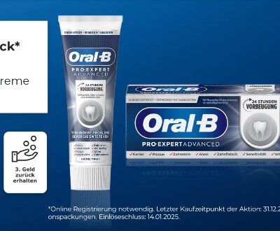 Oral B Geld zurueck Aktion 2024